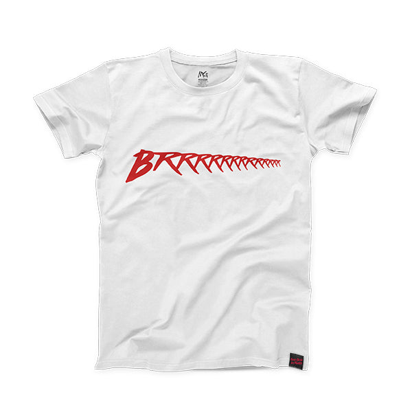 Brrrrrrr Tee - White / Red