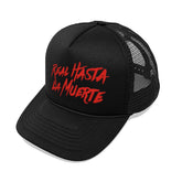 Real Hasta La Muerte Black Trucker Hat