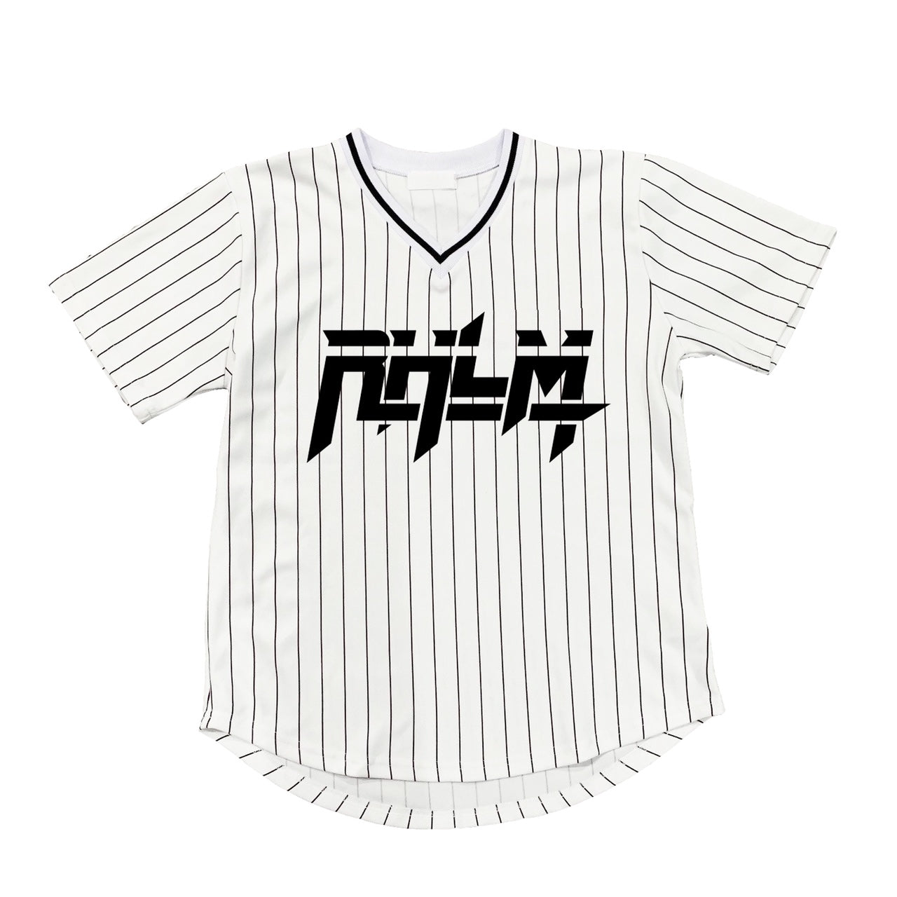 RHLM White Pinstripe Baseball Jersey