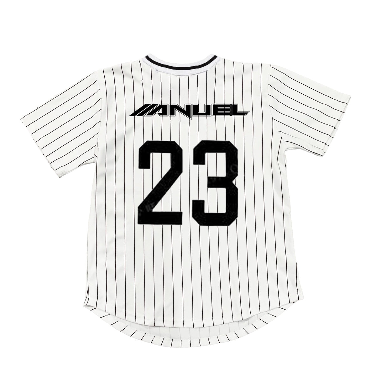 RHLM White Pinstripe Baseball Jersey