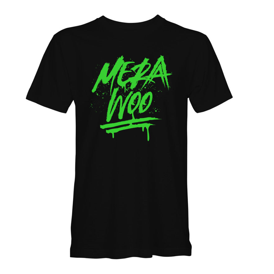 Mera Woo Black/Neon Green T-Shirt