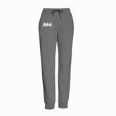 RHLM Grey/White Embroidered Joggers