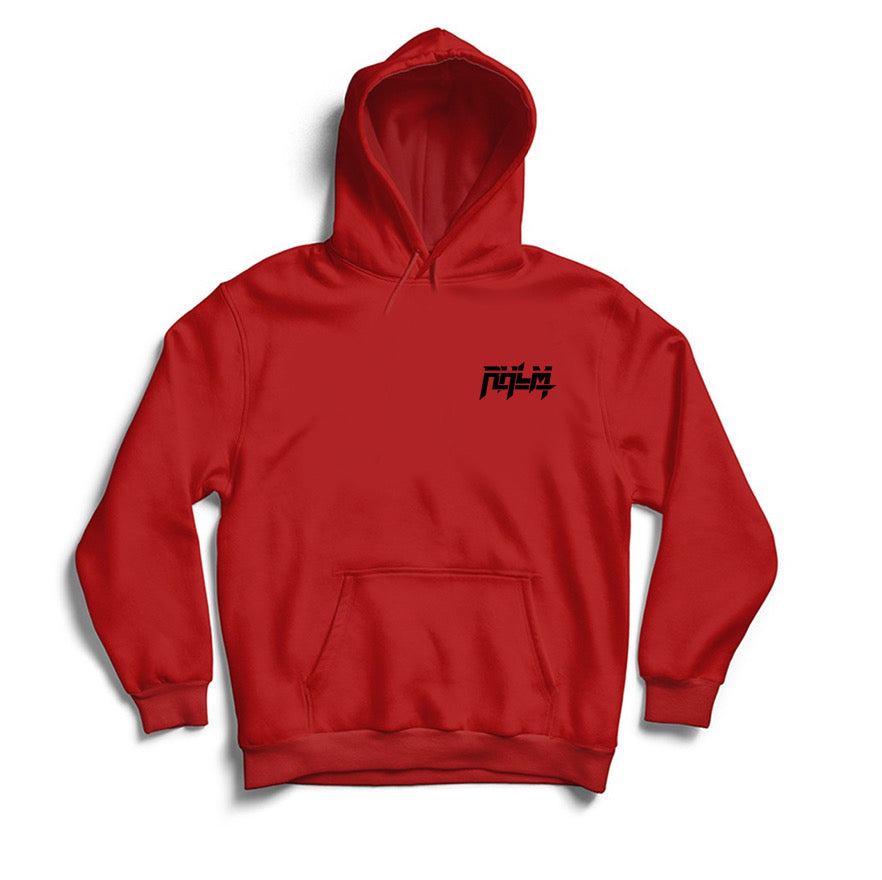 RHLM Red/Black Embroidered Hoodie