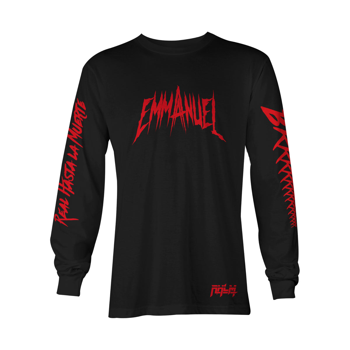 Emmanuel Black Long Sleeve Tee