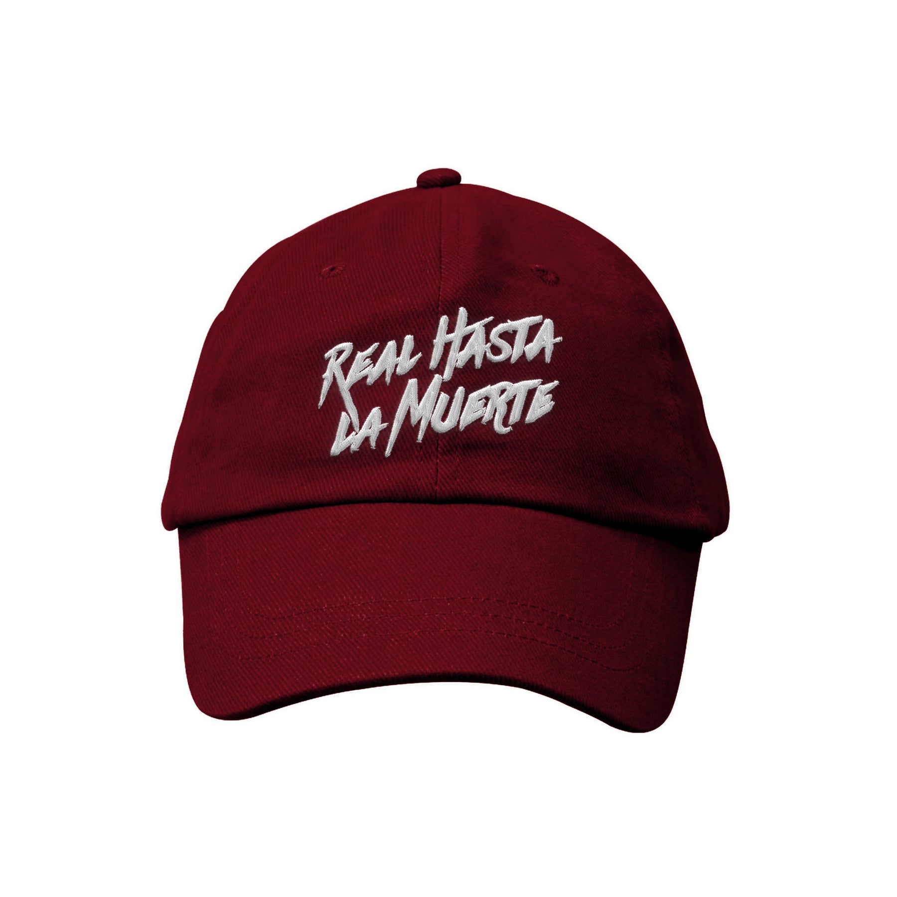 Real Hasta La Muerte Dad Hat - Burgundy