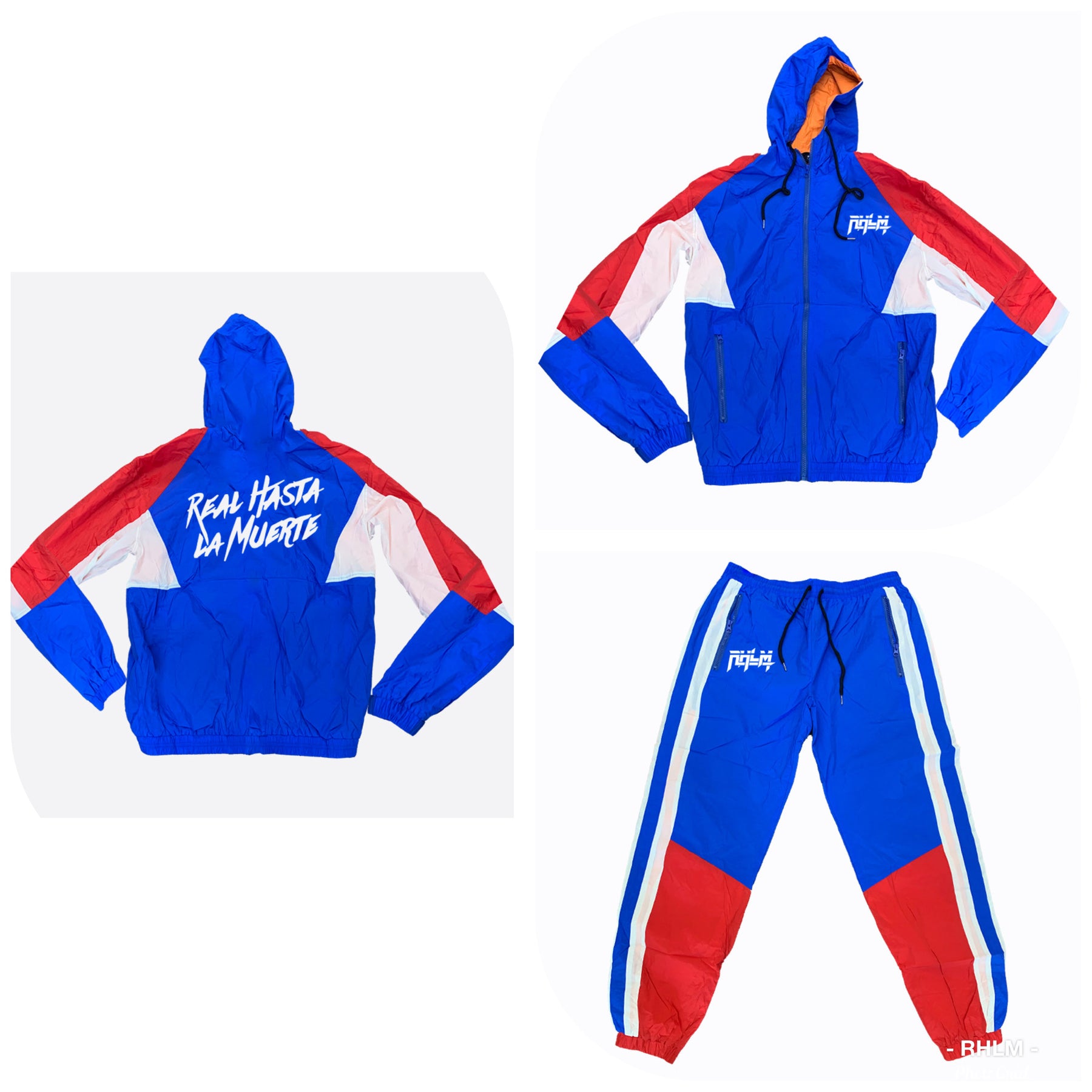 RHLM Red/White/Blue Windbreaker Set