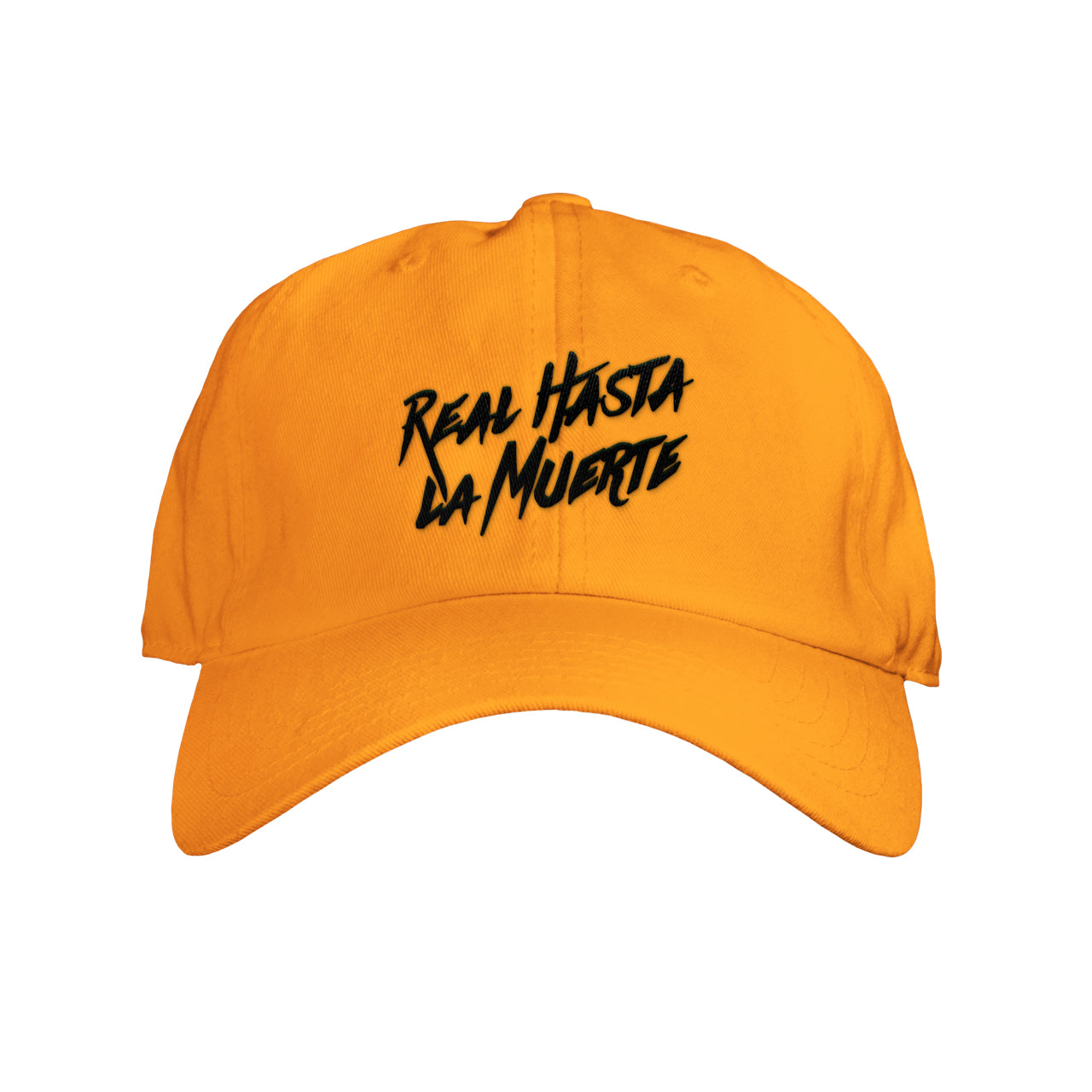 Neon Orange Real Hasta La Muerte Hat