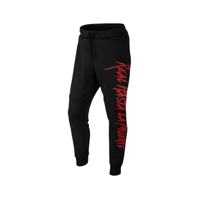 Real Hasta La Muerte Joggers - Black / Red